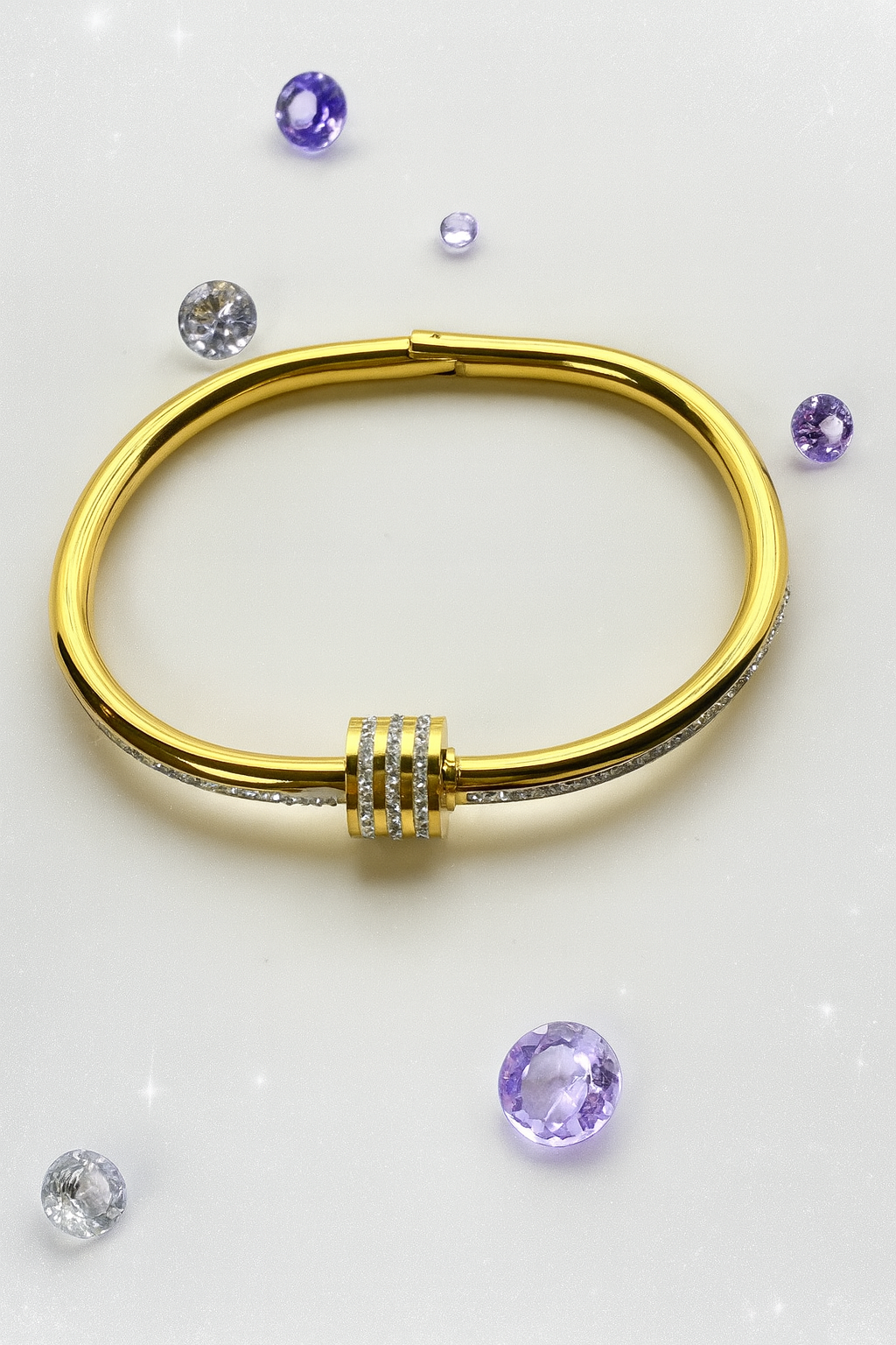 Diamond Belt Bracelet