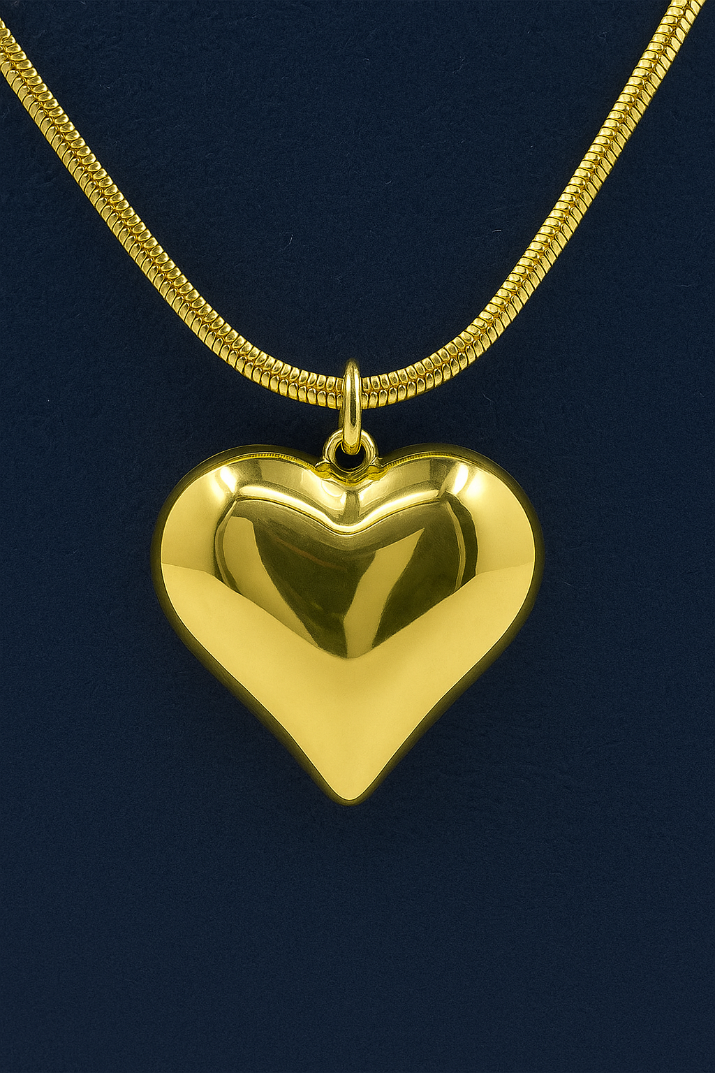 Gold Heart Necklace