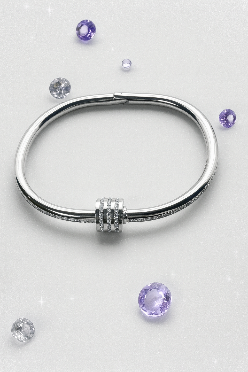 Diamond Belt Bracelet