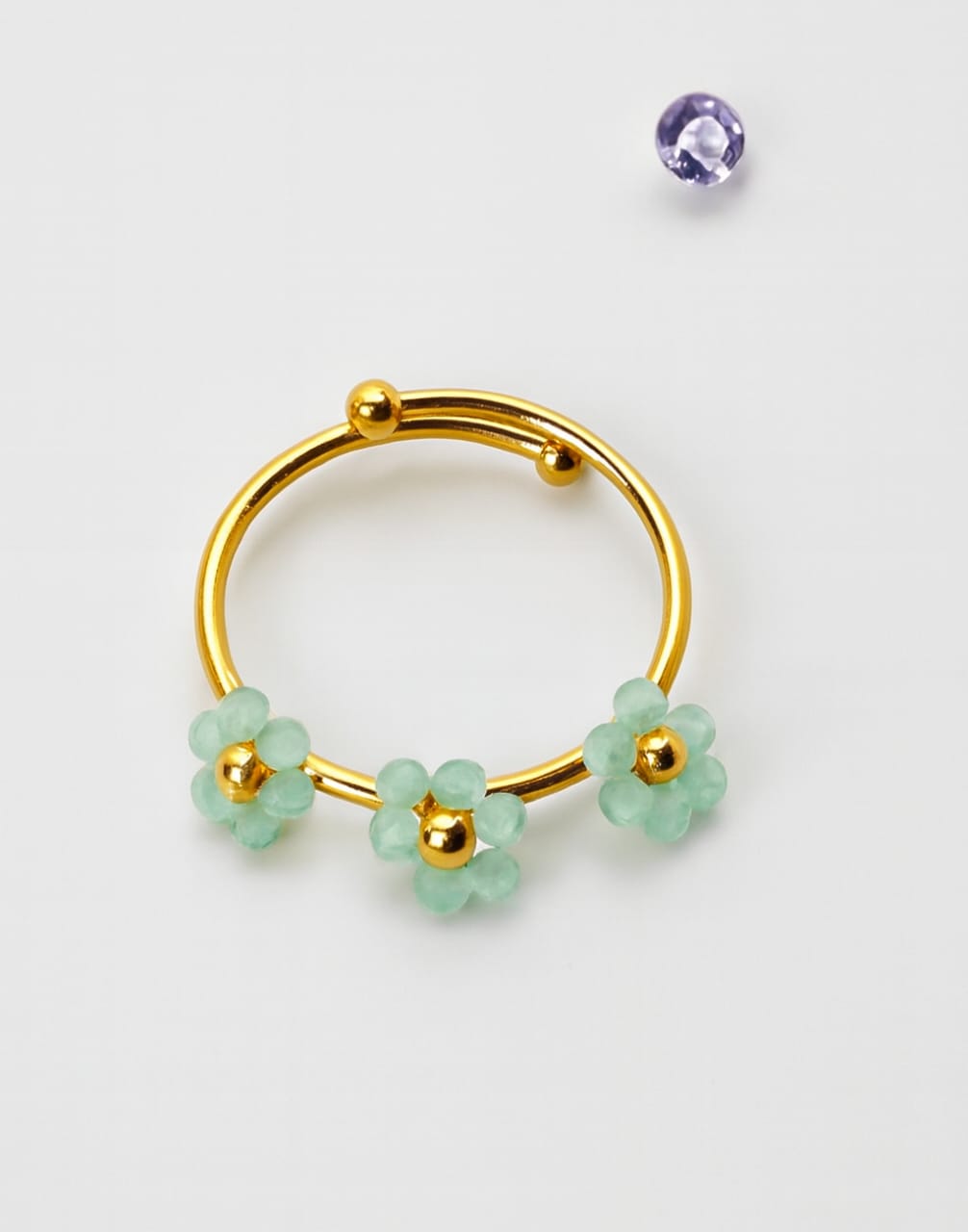 Blue Flower Ring