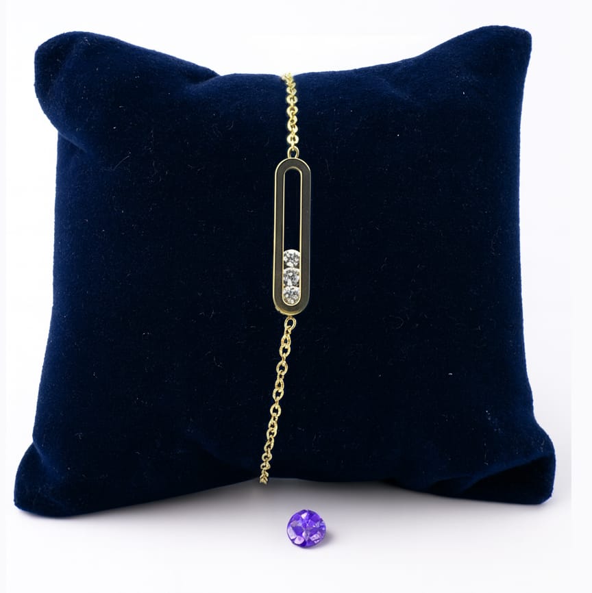 Diamond Column Bracelet